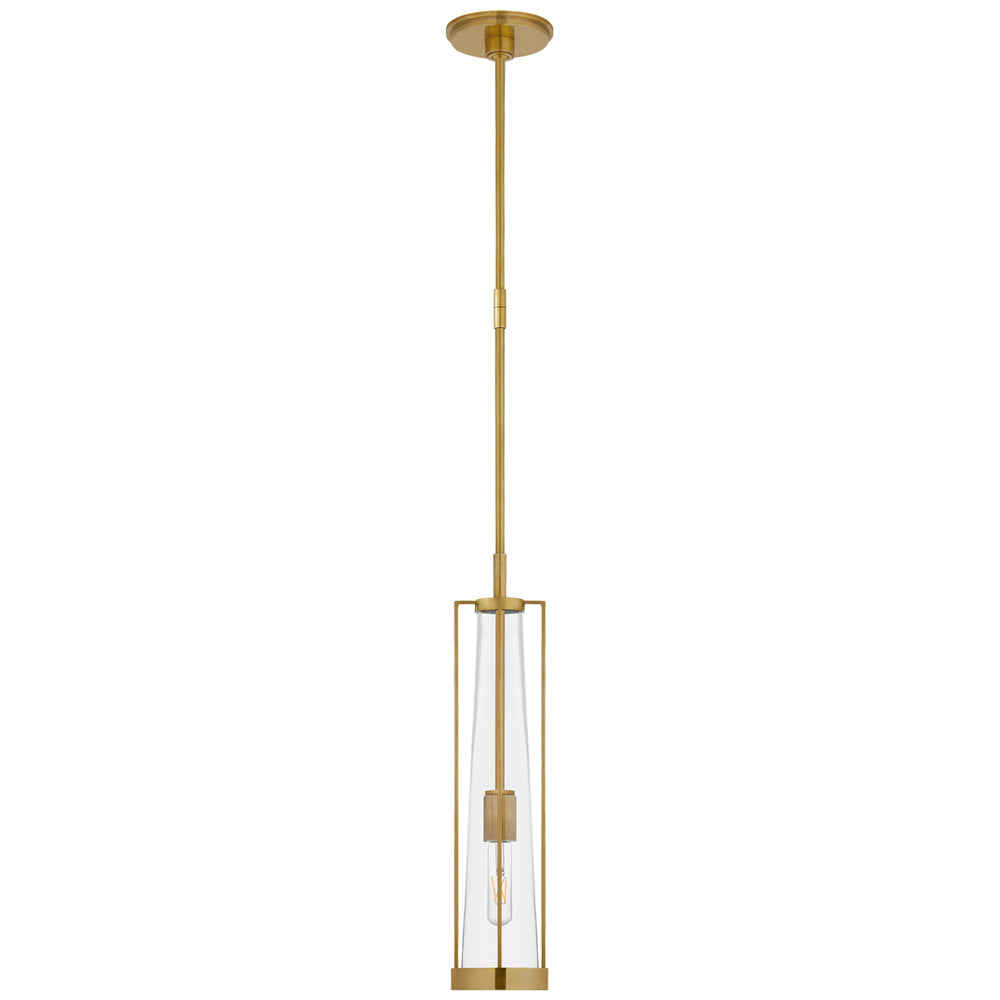 Visual Comfort Signature Canada - One Light Pendant - Calix - Hand-Rubbed Antique Brass- Union Lighting Luminaires Decor