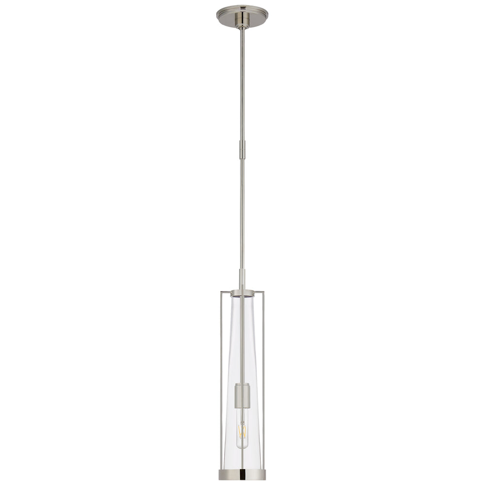 Visual Comfort Signature Canada - One Light Pendant - Calix - Polished Nickel- Union Lighting Luminaires Decor