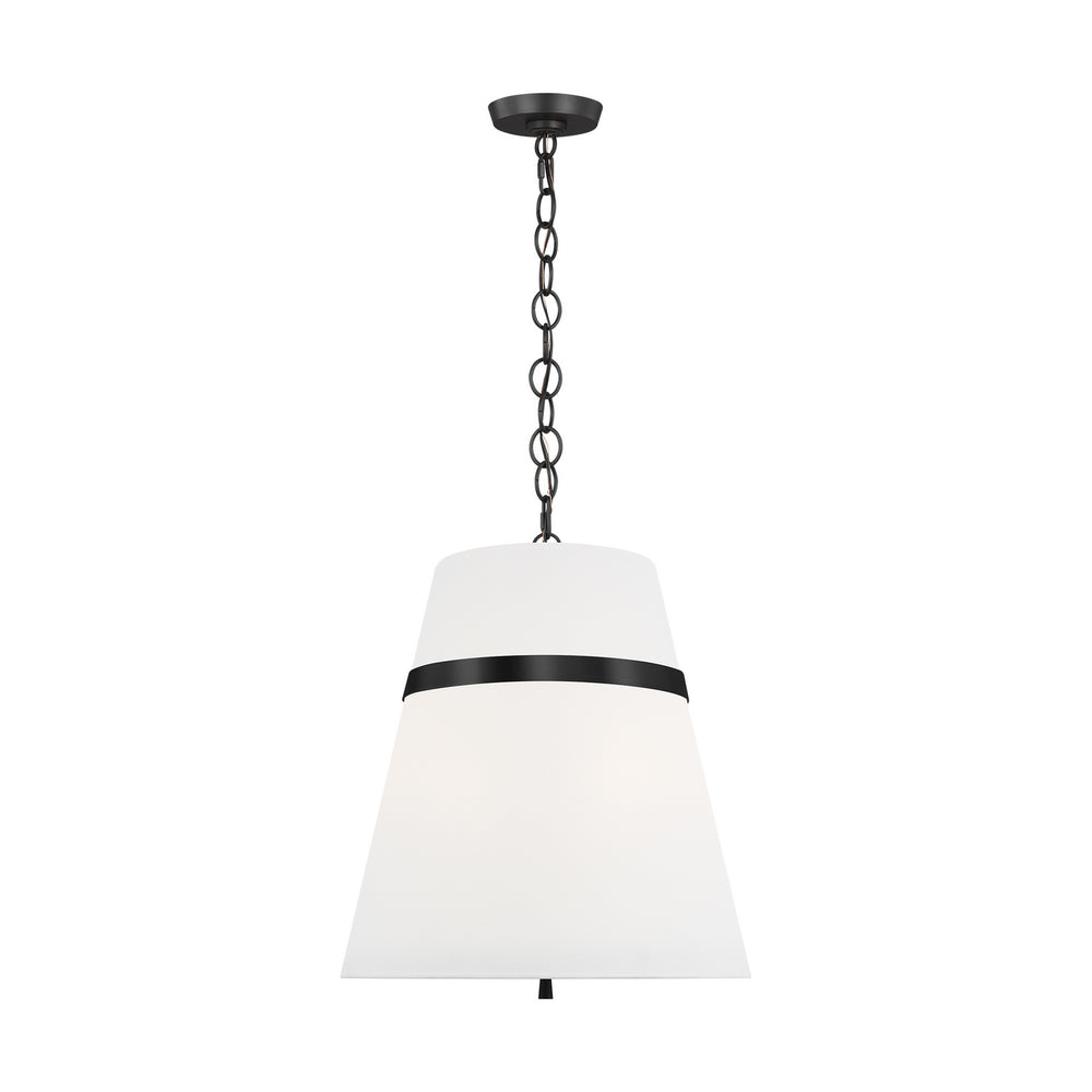 Visual Comfort Studio Canada - Three Light Pendant - Cordtlandt - Aged Iron- Union Lighting Luminaires Decor