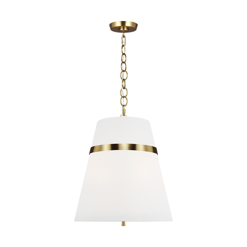 Visual Comfort Studio Canada - Three Light Pendant - Cordtlandt - Burnished Brass- Union Lighting Luminaires Decor