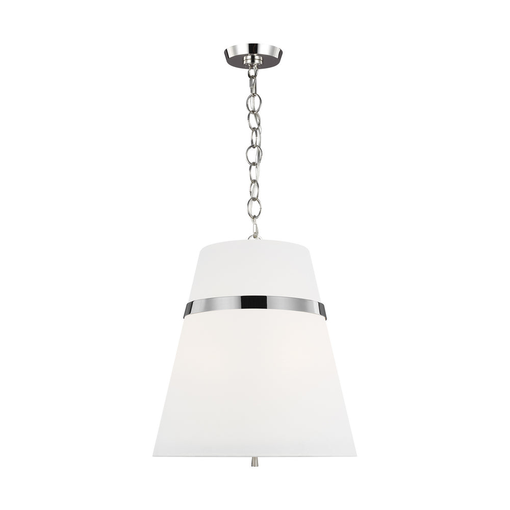Visual Comfort Studio Canada - Three Light Pendant - Cordtlandt - Polished Nickel- Union Lighting Luminaires Decor
