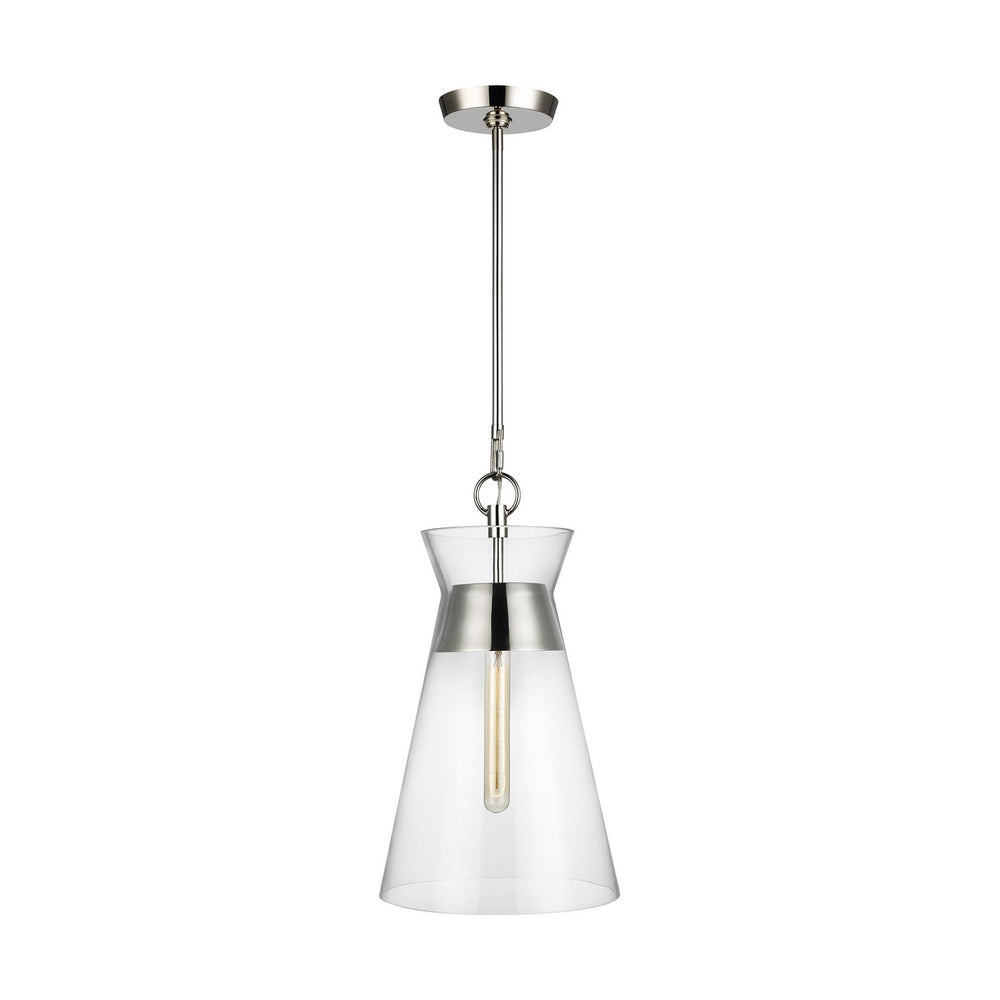 Visual Comfort Studio Canada - One Light Pendant - Atlantic - Polished Nickel- Union Lighting Luminaires Decor