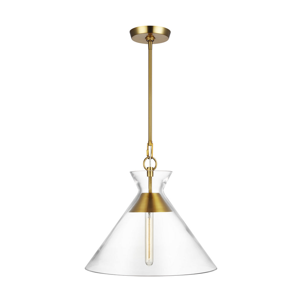 Visual Comfort Studio Canada - One Light Pendant - Atlantic - Burnished Brass- Union Lighting Luminaires Decor