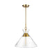 Visual Comfort Studio Canada - One Light Pendant - Atlantic - Burnished Brass- Union Lighting Luminaires Decor