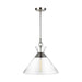 Visual Comfort Studio Canada - One Light Pendant - Atlantic - Polished Nickel- Union Lighting Luminaires Decor