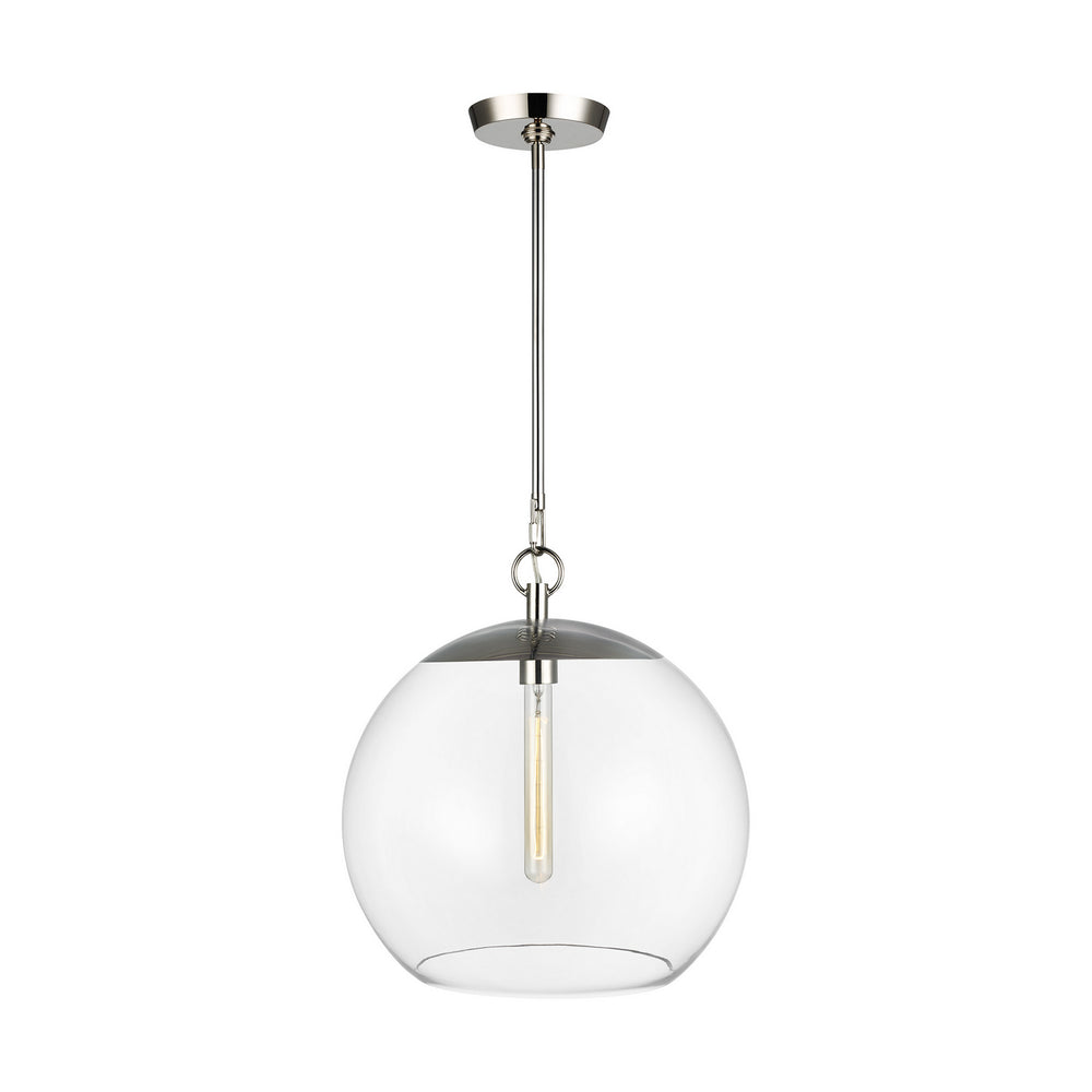 Visual Comfort Studio Canada - One Light Pendant - Atlantic - Polished Nickel- Union Lighting Luminaires Decor