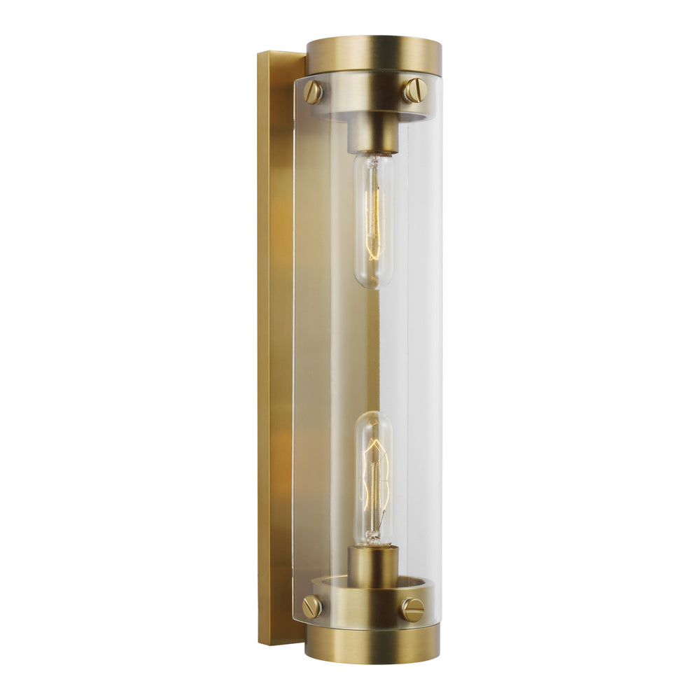 Visual Comfort Studio Canada - Two Light Wall Sconce - Garrett - Burnished Brass- Union Lighting Luminaires Decor