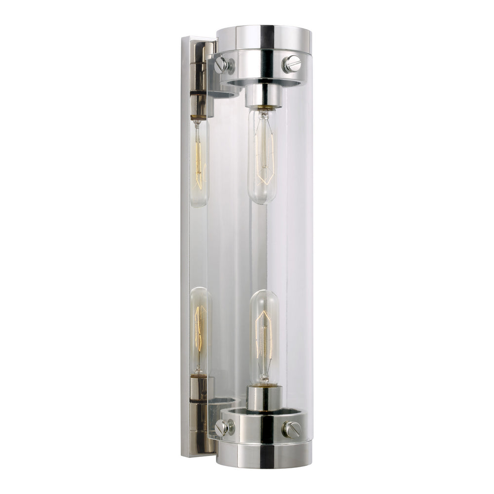 Visual Comfort Studio Canada - Two Light Wall Sconce - Garrett - Polished Nickel- Union Lighting Luminaires Decor