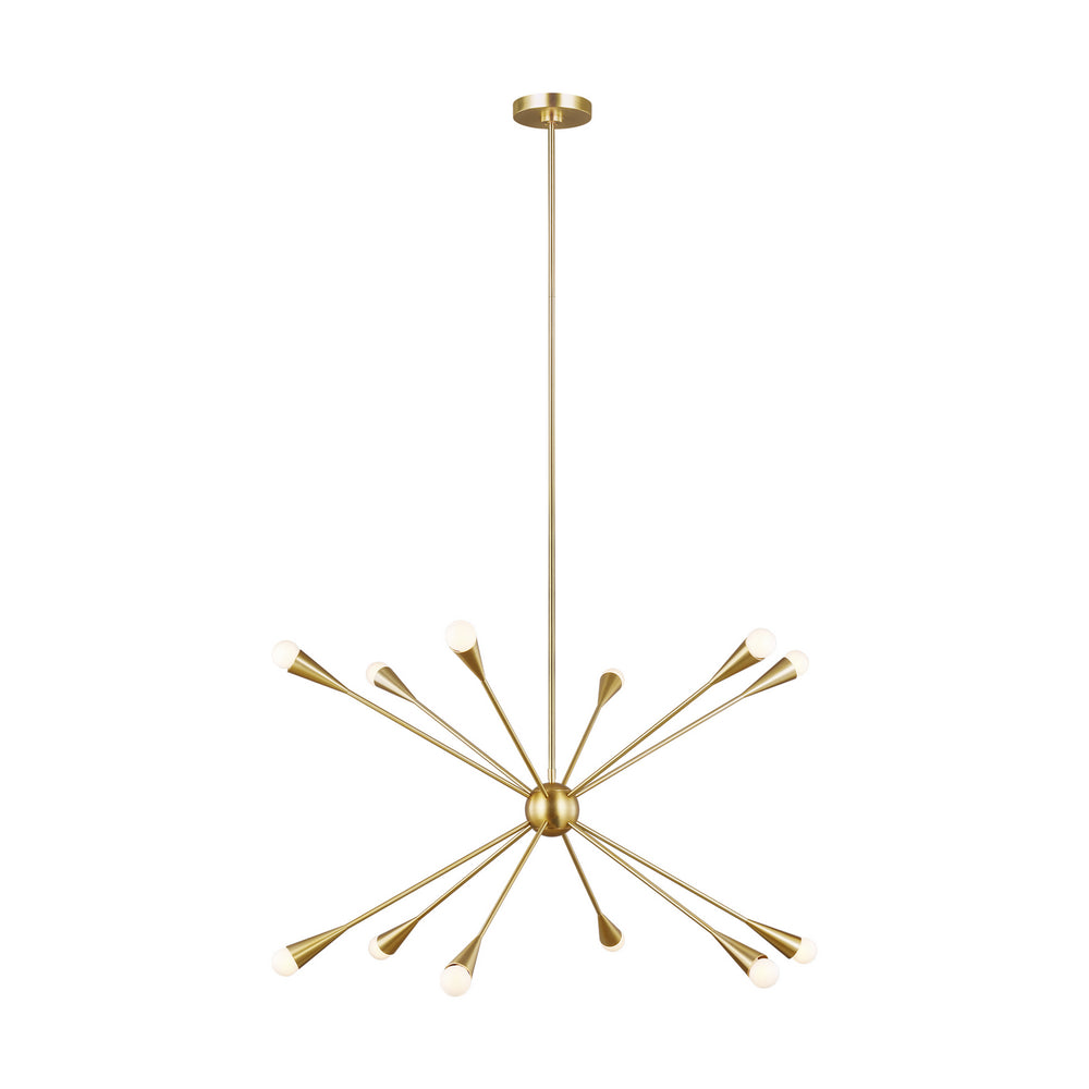 Visual Comfort Studio Canada - 12 Light Chandelier - Jax - Burnished Brass- Union Lighting Luminaires Decor