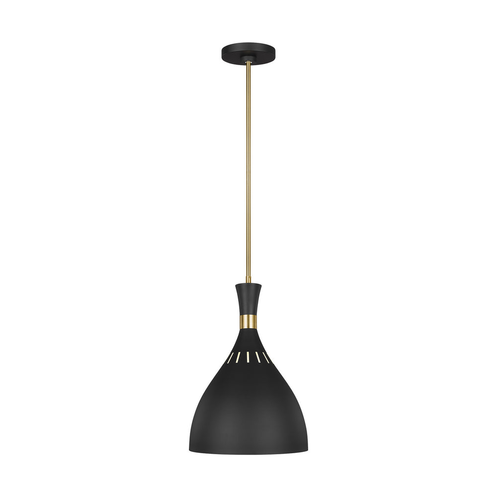 Visual Comfort Studio Canada - One Light Pendant - Joan - Midnight Black- Union Lighting Luminaires Decor