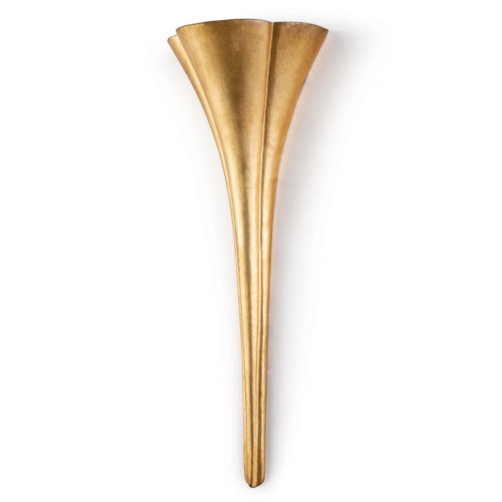 Regina Andrew Canada - One Light Wall Sconce - Lillian - Gold Leaf- Union Lighting Luminaires Decor