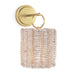 Regina Andrew Canada - One Light Wall Sconce - Nantucket - Natural Brass- Union Lighting Luminaires Decor