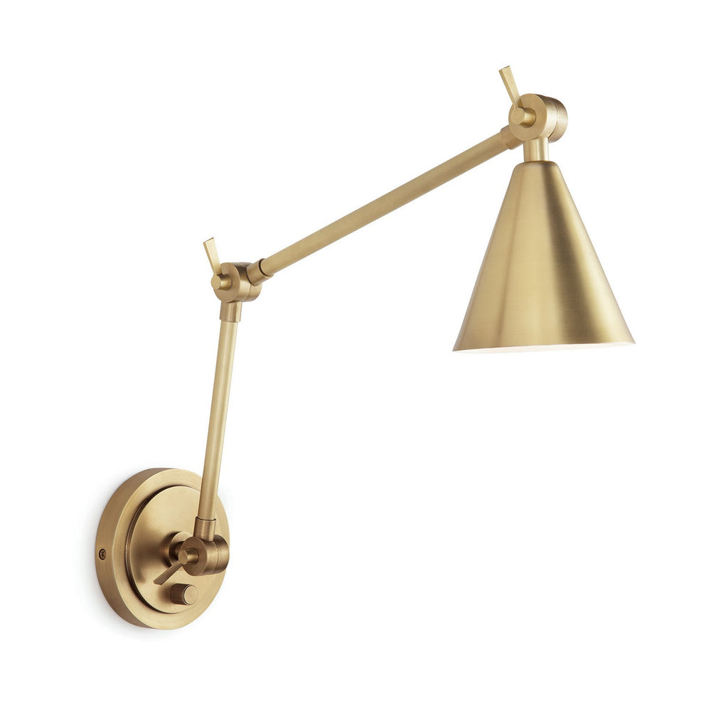 Regina Andrew Canada - LED Wall Sconce - Sal - Natural Brass- Union Lighting Luminaires Decor