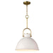 Regina Andrew Canada - One Light Pendant - Eloise - White- Union Lighting Luminaires Decor
