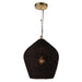 Regina Andrew Canada - One Light Pendant - Georgian - Black- Union Lighting Luminaires Decor
