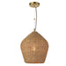 Regina Andrew Canada - One Light Pendant - Georgian - Natural- Union Lighting Luminaires Decor