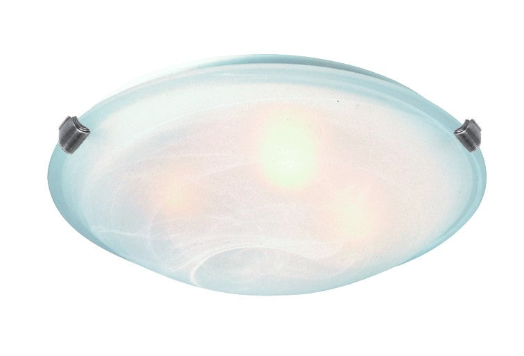 Artcraft Canada - Three Light Flush Mount - Clip Flush - Brushed Nickel- Union Lighting Luminaires Decor