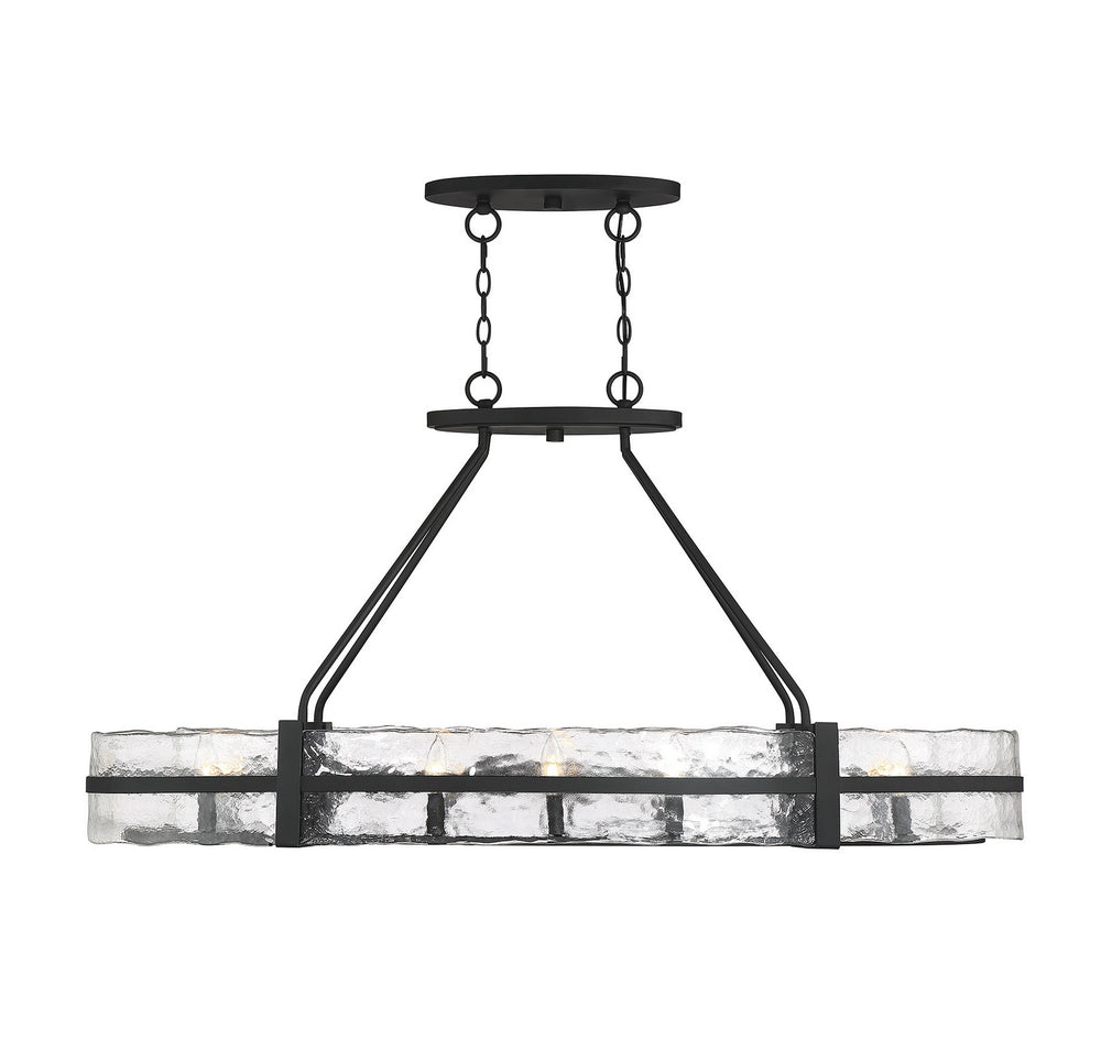 Savoy House Canada - Ten Light Chandelier - Hudson - Matte Black- Union Lighting Luminaires Decor