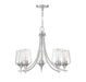 Savoy House - Five Light Chandelier - Octave - Satin Nickel- Union Lighting Luminaires Decor