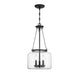 Savoy House - Three Light Pendant - Akron - Matte Black- Union Lighting Luminaires Decor