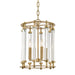 Hudson Valley Canada - Four Light Lantern - Haddon - Aged Brass- Union Lighting Luminaires Decor