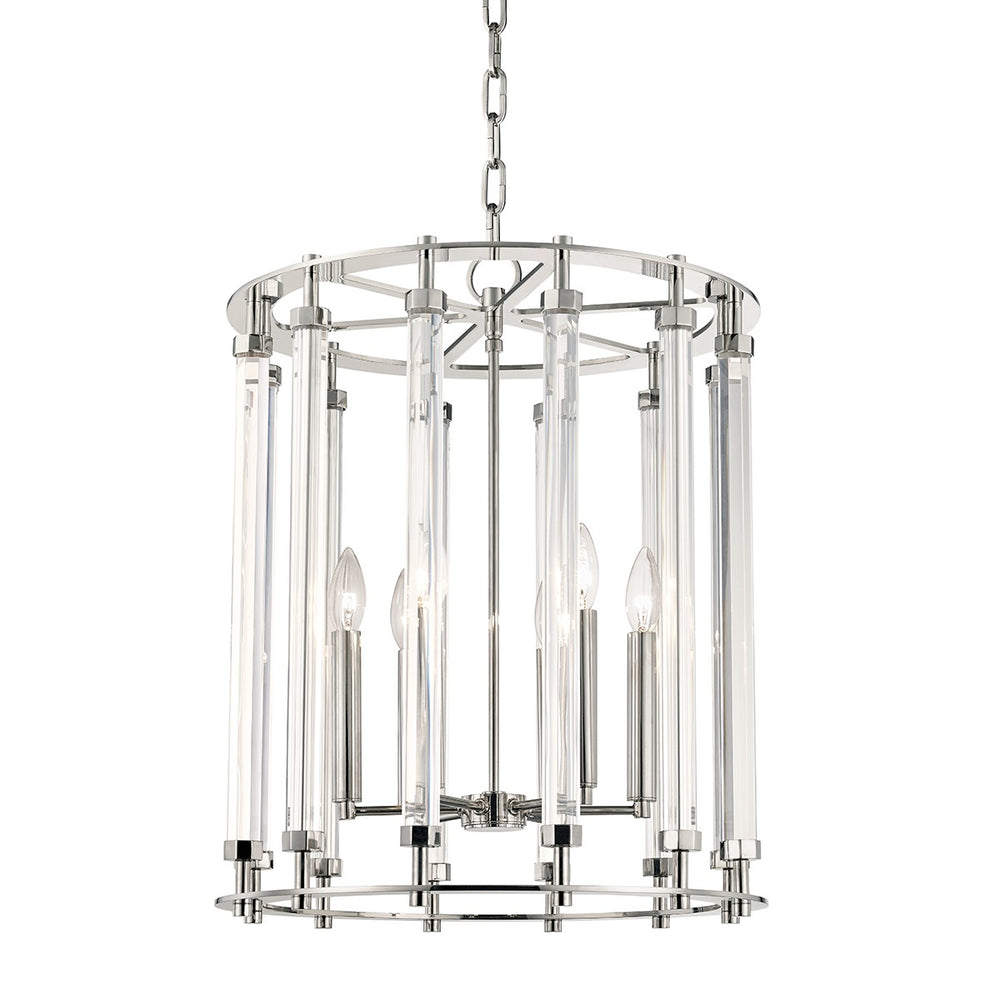 Hudson Valley Canada - Six Light Lantern - Haddon - Polished Nickel- Union Lighting Luminaires Decor
