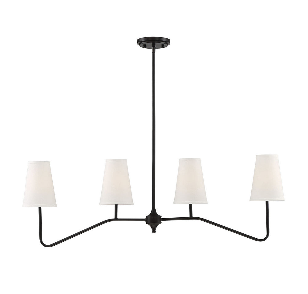 Meridian - Four Light Chandelier - Mchan - Oil Rubbed Bronze- Union Lighting Luminaires Decor