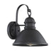 Meridian - One Light Outdoor Wall Sconce - Moutd - Matte Black- Union Lighting Luminaires Decor