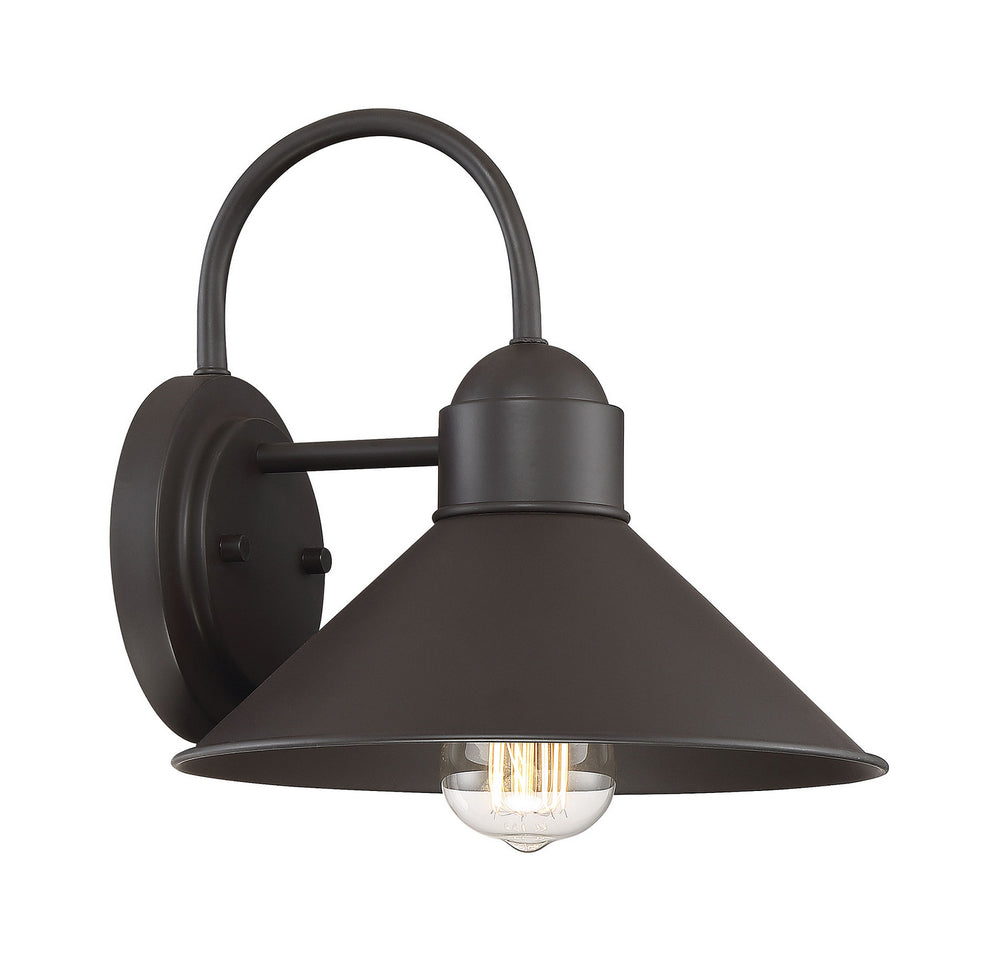 Meridian - One Light Outdoor Wall Sconce - Moutd - Oil Rubbed Bronze- Union Lighting Luminaires Decor