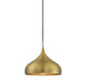 Meridian - One Light Mini Pendant - Mmin2 - Natural Brass- Union Lighting Luminaires Decor