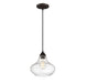 Meridian - One Light Mini Pendant - Mmin2 - Oil Rubbed Bronze- Union Lighting Luminaires Decor