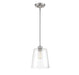 Meridian - One Light Pendant - Mpend - Brushed Nickel- Union Lighting Luminaires Decor