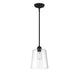 Meridian - One Light Pendant - Mpend - Matte Black- Union Lighting Luminaires Decor