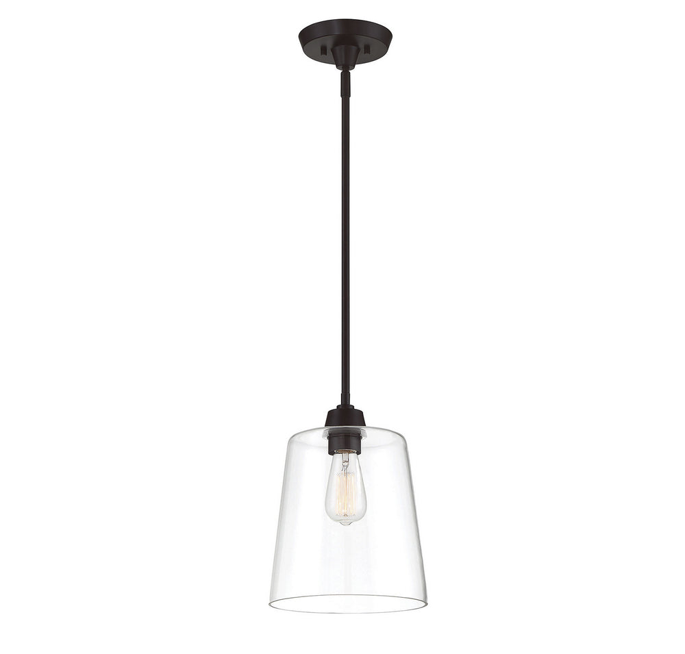Meridian - One Light Pendant - Mpend - Oil Rubbed Bronze- Union Lighting Luminaires Decor