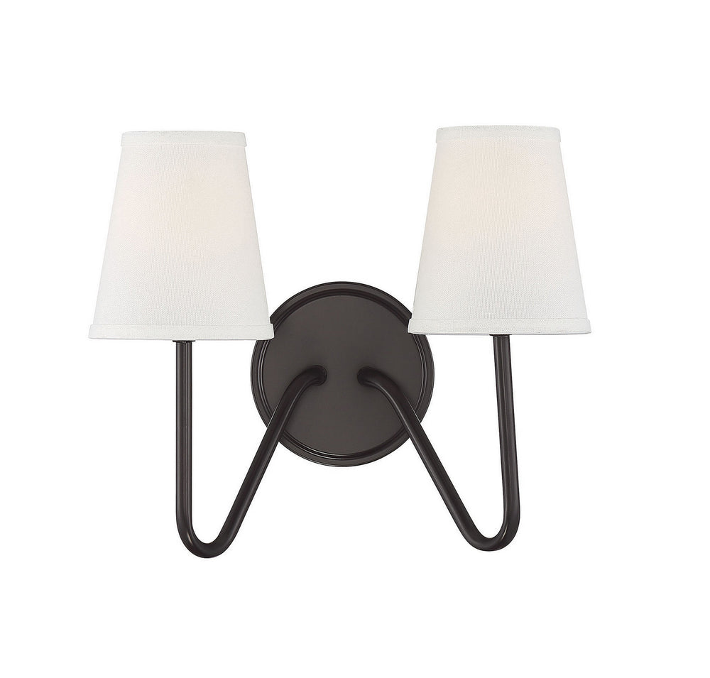 Meridian - Two Light Wall Sconce - Mscon - Oil Rubbed Bronze- Union Lighting Luminaires Decor