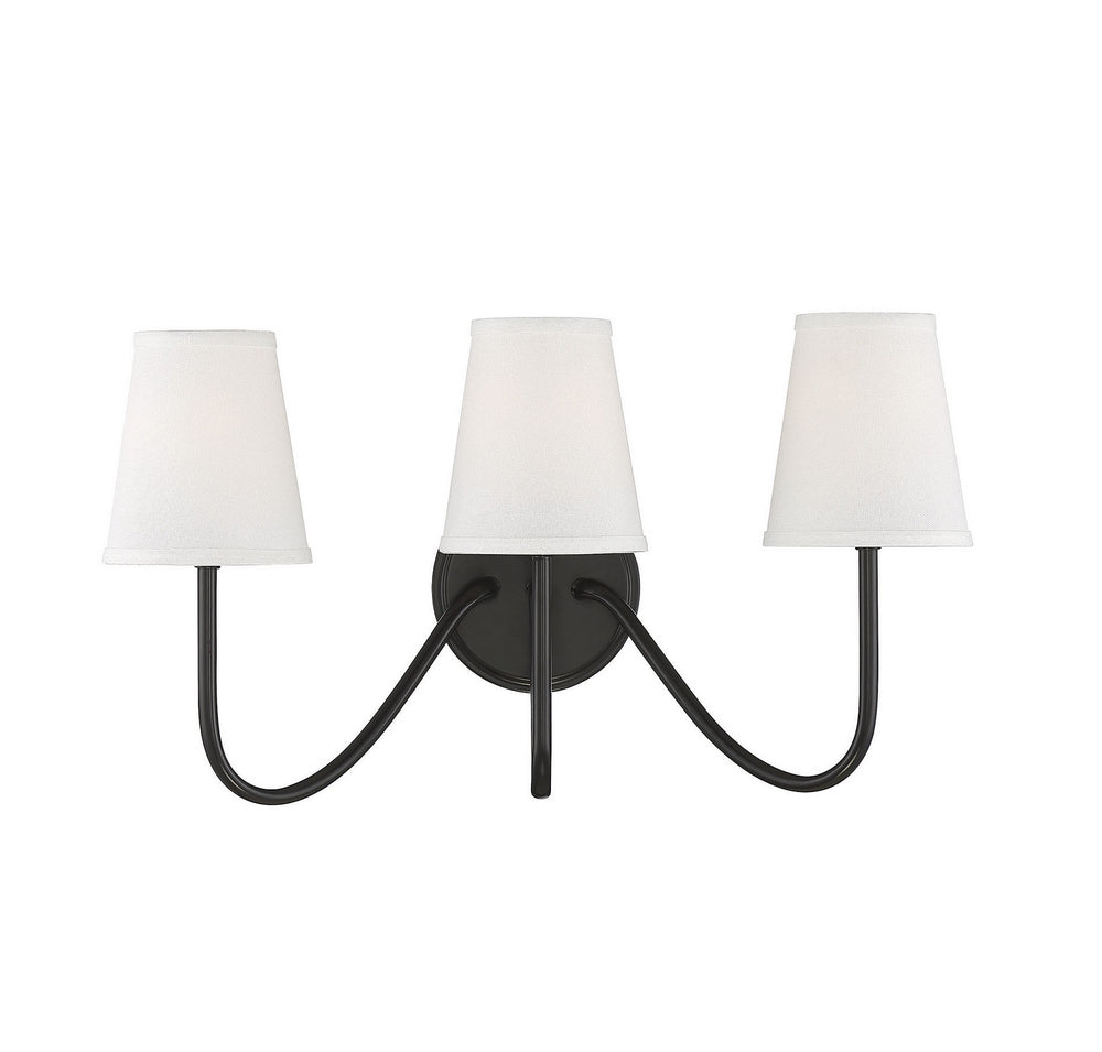 Meridian - Three Light Wall Sconce - Mscon - Oil Rubbed Bronze- Union Lighting Luminaires Decor