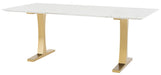 Nuevo Canada - Dining Table - Toulouse - White- Union Lighting Luminaires Decor