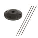 W.A.C. Canada - Surface Mount Flange/Stake - 5000 - Black on Aluminum- Union Lighting Luminaires Decor