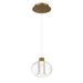W.A.C. Canada - LED Pendant - Crater - Aged Brass- Union Lighting Luminaires Decor