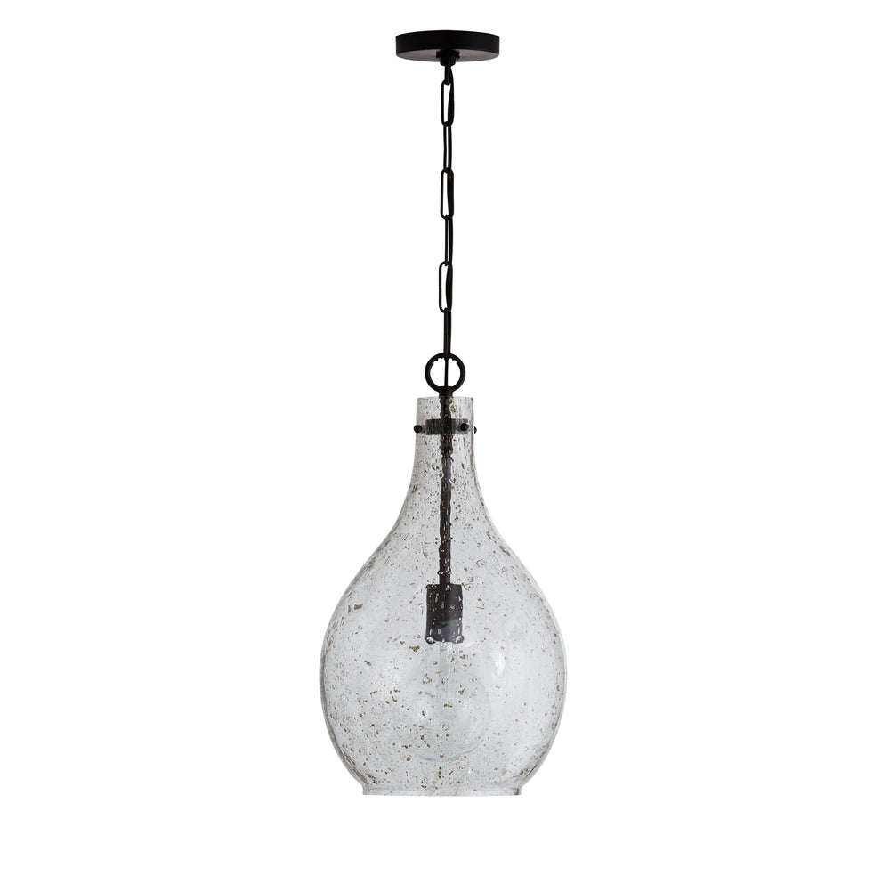Capital Lighting - One Light Pendant - Rabun - Matte Black- Union Lighting Luminaires Decor