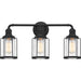 Quoizel - Three Light Bath - Ludlow - Earth Black- Union Lighting Luminaires Decor
