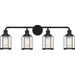 Quoizel - Four Light Bath - Ludlow - Earth Black- Union Lighting Luminaires Decor