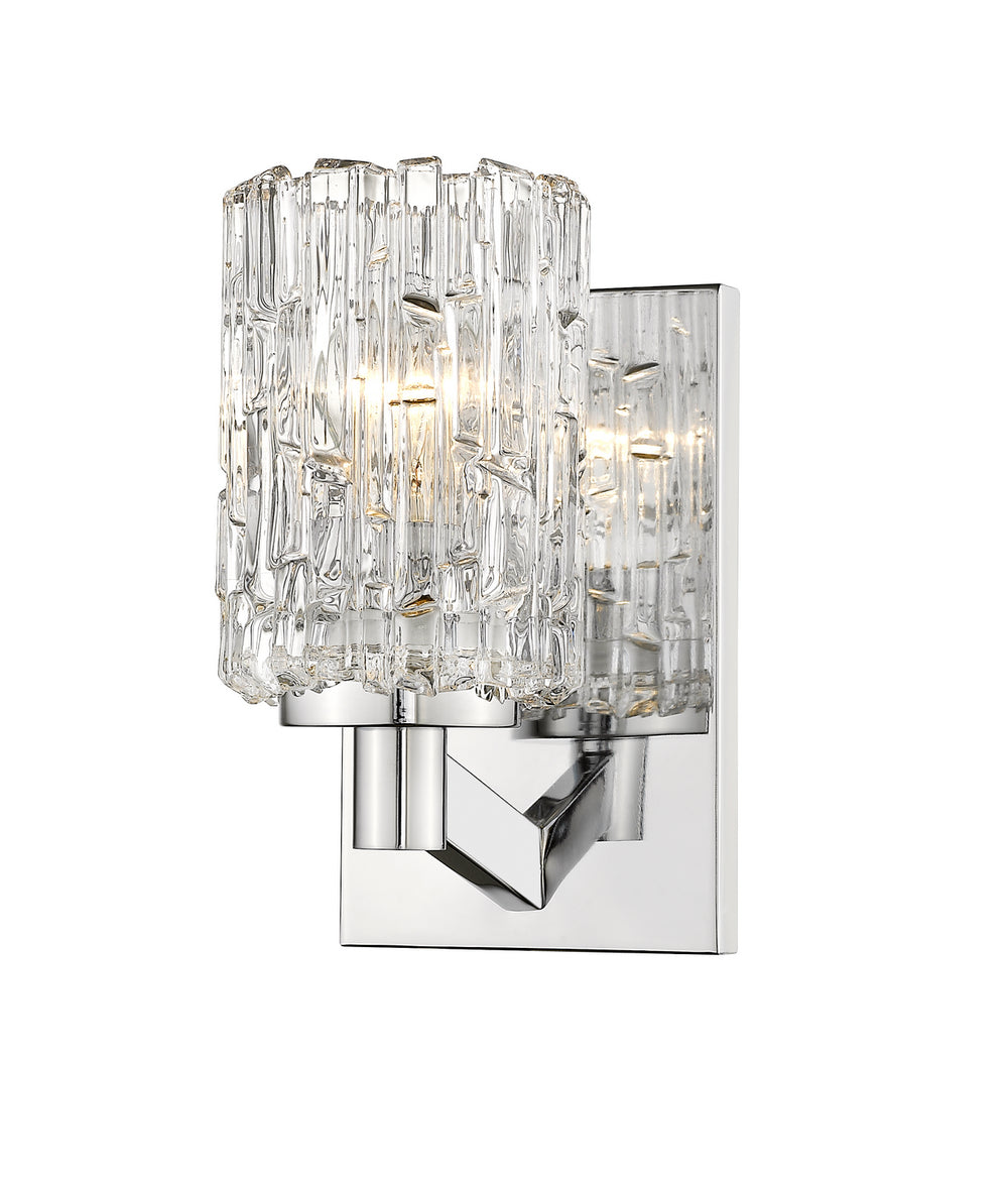 Z-Lite Canada - One Light Wall Sconce - Aubrey - Chrome- Union Lighting Luminaires Decor