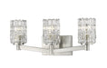 Z-Lite Canada - Three Light Vanity - Aubrey - Brushed Nickel- Union Lighting Luminaires Decor
