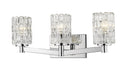 Z-Lite Canada - Three Light Vanity - Aubrey - Chrome- Union Lighting Luminaires Decor