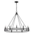Z-Lite Canada - 12 Light Chandelier - Dennison - Matte Black- Union Lighting Luminaires Decor