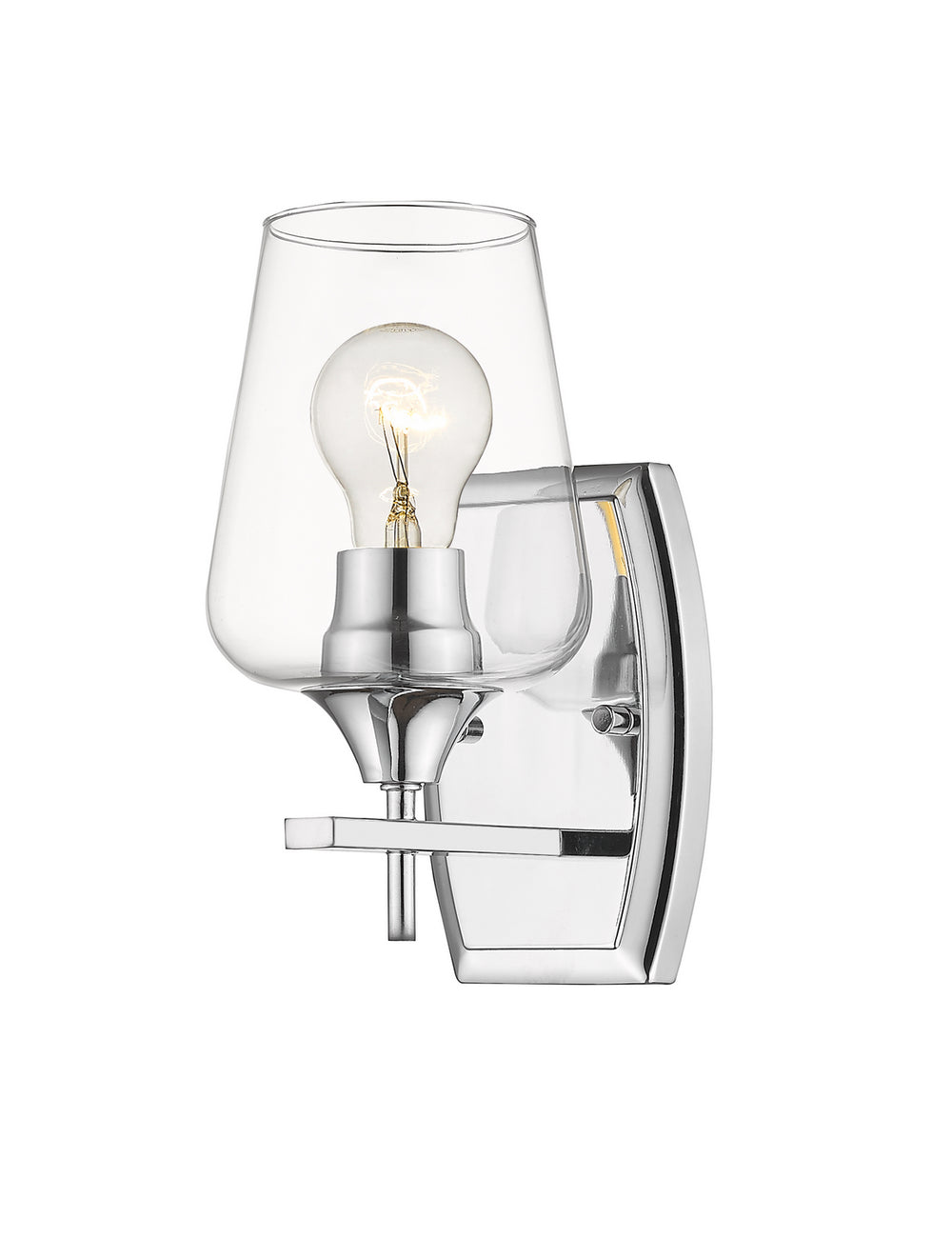 Z-Lite Canada - One Light Wall Sconce - Joliet - Chrome- Union Lighting Luminaires Decor