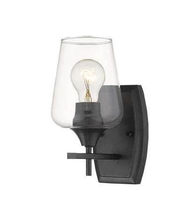 Z-Lite Canada - One Light Wall Sconce - Joliet - Matte Black- Union Lighting Luminaires Decor