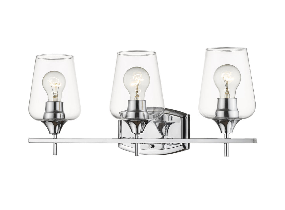 Z-Lite Canada - Three Light Vanity - Joliet - Chrome- Union Lighting Luminaires Decor