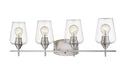 Z-Lite Canada - Four Light Vanity - Joliet - Brushed Nickel- Union Lighting Luminaires Decor